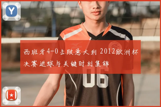 西班牙4-0击败意大利 2012欧洲杯决赛进球与关键时刻集锦